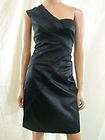 JS Collections Black Satin Lace Sheath Dress sz 14 NEW