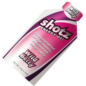  Shotz Wildberry Single Sachet Energy Gel Sports 