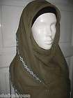 Square Scarf Shayla Bonnet Wrap Hijab chemo hat headwea