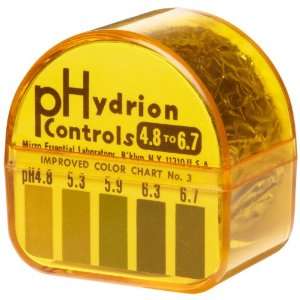 Micro Essential Lab 433 Hydrion Short Range pH Paper Refills, 4.8   6 