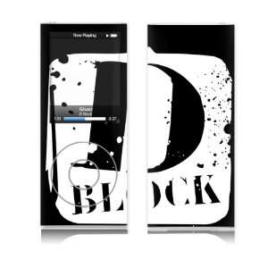  Music Skins MS DBLK10005 iPod Nano  4th Gen  D Block  Logo 