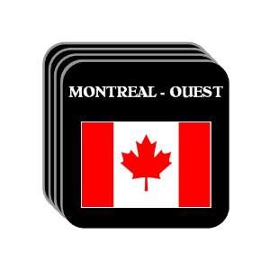 Canada   MONTREAL   OUEST Set of 4 Mini Mousepad Coasters