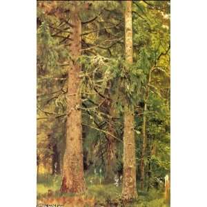 FRAMED oil paintings   Ivan Shishkin   24 x 38 inches   Firry forest 