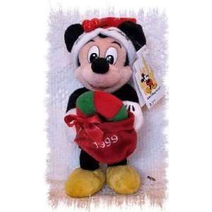   1999 Limited Edition Holiday Mickey Mouse Bean Bag Toys & Games