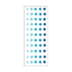  Sticko Sparkler Repeat Stickers Shimmering Blue Stars; 3 