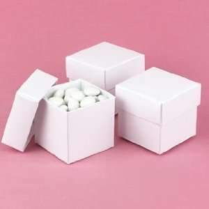  Personalized White Shimmer Favor Boxes Health & Personal 