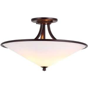  DVI DVP0811MO OP 2 Light Valletta Medium Bowl Semi Flush 