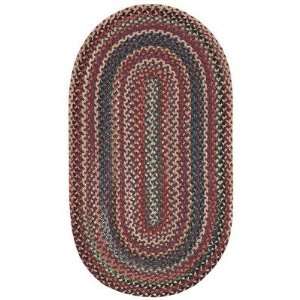  Capel 0980 550 Sherwood Forest Red Braided Rug Baby