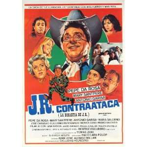  J.R. Contraataca (1983) 27 x 40 Movie Poster Spanish Style 