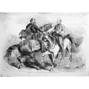    1860 GENERAL GARIBALDI VICTOR EMMANUEL TEANO HORSES