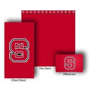   Carolina State Wolfpack NCAA Sheet Set (Full/Queen)