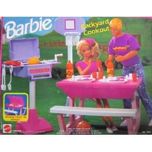   Cook Out w Picnic Table, Basketball Set, Barbecue & MORE (1992