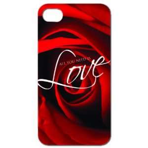   Love   iPhone Hard Case   White Protective iPhone 4/iPhone 4S Case