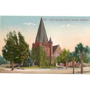   Postcard Christ Episcopal Church Alameda California 