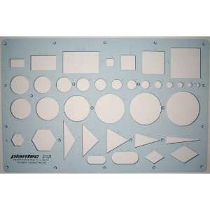   Shapes Figures Drawing Drafting Template Stencil