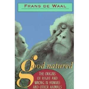  Good Natured **ISBN 9780674356610** F. B. M. De Waal Books