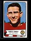 1954 BOWMAN #113 CHARLEY CONERLY GIANTS EX 30987