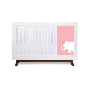  Sam Crib with Animal Panel Panel Design Seal, Panel Color 