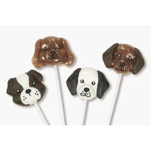 Dog Head Lollipop Suckers (1 dz)  Grocery & Gourmet Food