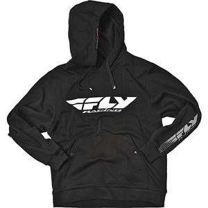  Fly Racing Corporate Hoodie   Large/Black/White 