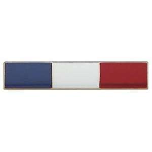  Blue White Red Service Bar   Gold Backing 