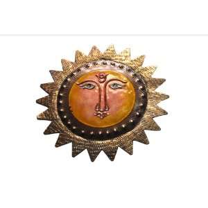  Beautiful Wall Hanging   Copper Plate with Sun Design on 