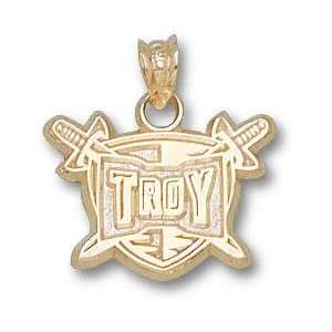  Troy State Trojans Solid 10K Gold TROY TROJANS Logo 1 