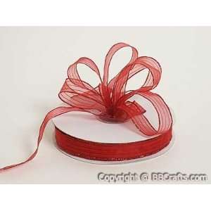 Corsage Ribbon 5/8 inch 50 Yards, Red Health & Personal 