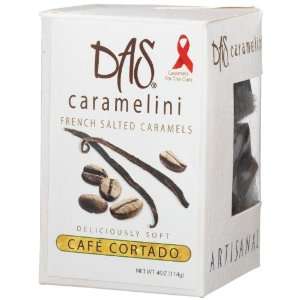   French Salted Caramels, Cafe Cortado, 4 Ounce Boxes (Pack of 12