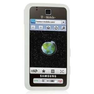  Samsung Behold SGH T919 White Silicone Case Cell Phones 