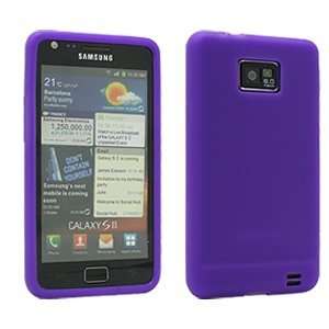   Purple Silicone Skin for Samsung Galaxy S II SGH i777 