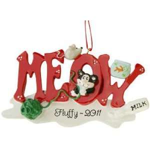  Meow Cat Ornament