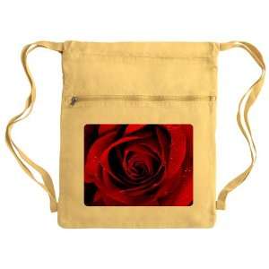  Messenger Bag Sack Pack Yellow Red Rose 