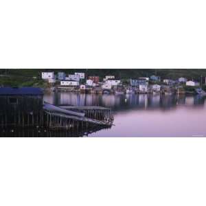 Reflection of Houses in the Sea, Harbor le Cou, Newfoundland and 