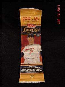 2011 Topps Lineage Guaranteed Relic Jersey Hot Pack SP  