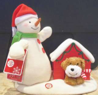   THE HALLS DUO SINGING SNOWMAN NWT SEE MY DEMO FAST SHIPPING  