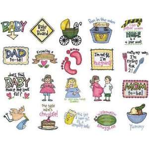  Embroidery Machine Designs CD MERRY MATERNITY Kitchen 