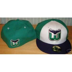  Hartford Whalers Custom New Era Hat Cap Green 7 NHL   Men 