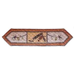  Pinecone Country Table Runner