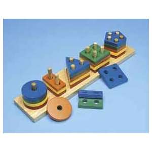  Shape Sorting Peg Board Toys & Games
