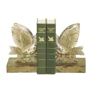  Sterling Home Pair of Birds Taking Flight Bookends, 8 1/2 