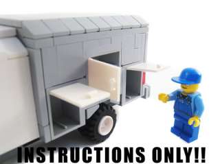 Lego Custom City   4 Work Trucks   INSTRUCTIONS ONLY  