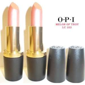  OPI Lipcolour #LC 103 MELON OF TROY (Qty, Of 2 LipSticks 