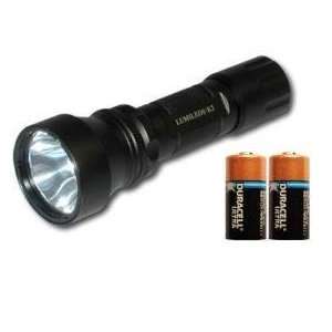   Flashlight   Luxeon LED K2 incl. 2 Cr123 Duracell Lithium Batteries