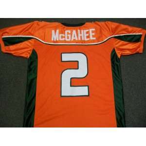  Willis Mcgahee Miami Hurricanes Jersey Orange XL Sports 