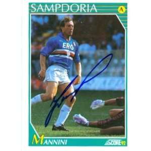   Soccer Card Sampdoria Seria A Italy 