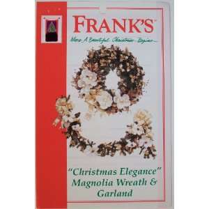  Christmas Elegance Magnolia Wreath & Garland Craft Pattern 