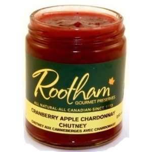 Rootham Cranberry Apple Chardonnay Chutney  Grocery 
