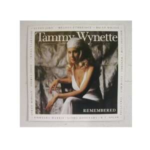  Tammy Wynette Promo Poster 2 Sided Remembered Great 
