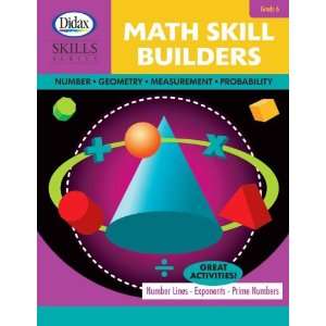  Didax Math Skill Builders   Grade 6